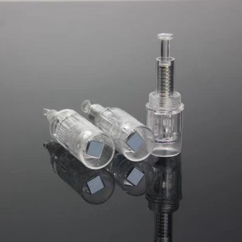 Nanocrystalline electric microneedle needle round crystal square Nano screw 4cm silicon crystal skin management beauty essence introduction