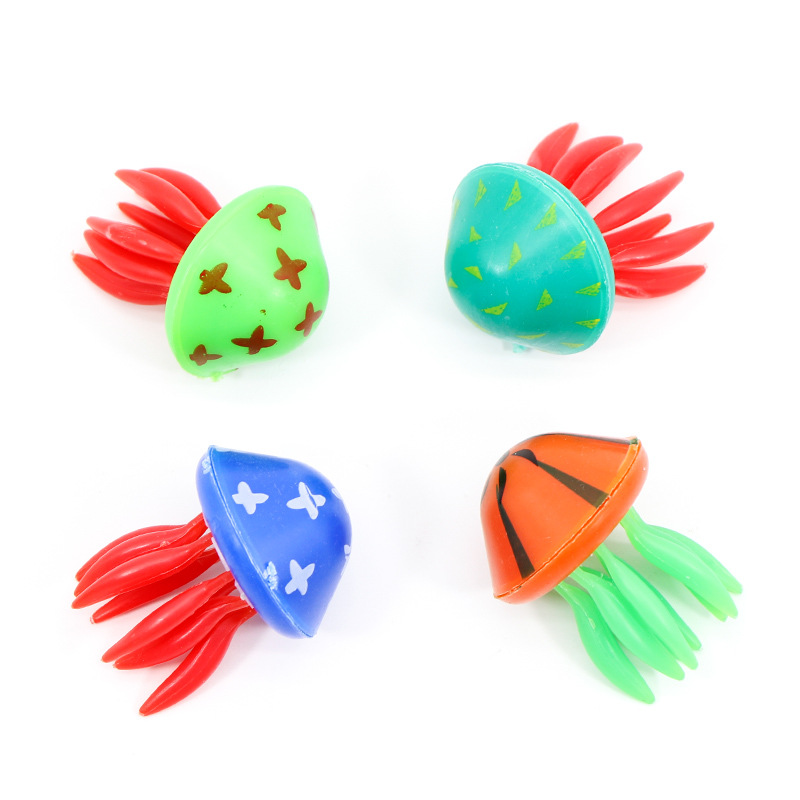 Simulation of small fish jellyfish fish tank landscaping ornaments plastic floating water toy fish aquarium decorations stall supply