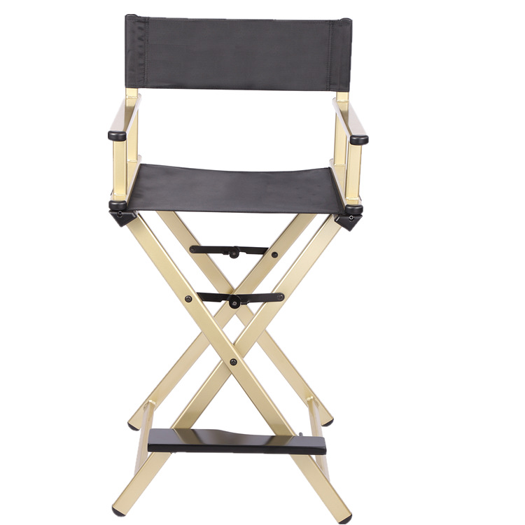 [Factory Direct Sales] Professional Aluminum Alloy Folding Chair Director Chair Makeup Chair Casual Chair Makeup Artist Matching