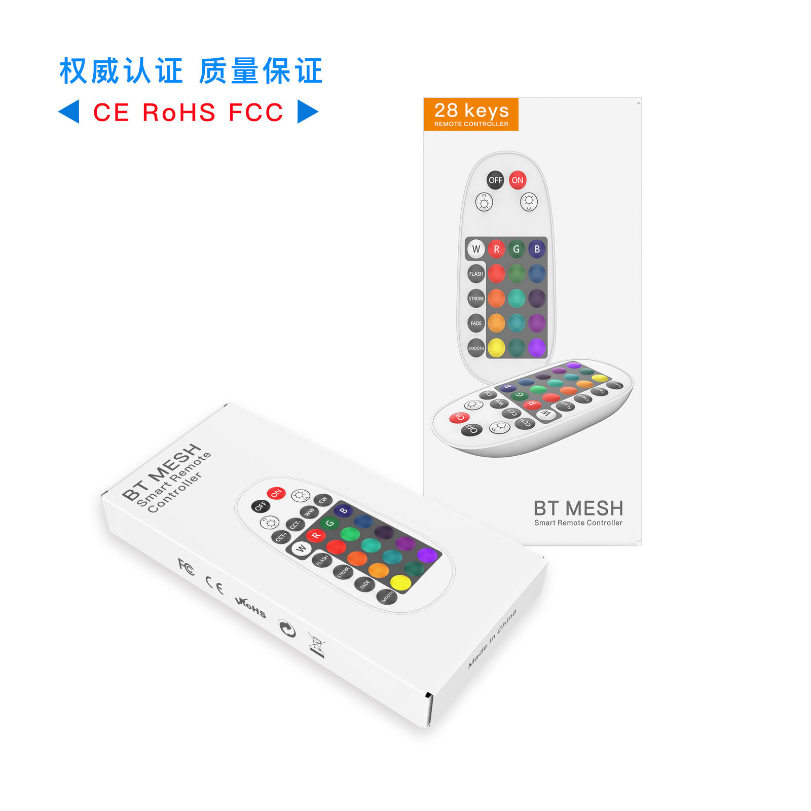 Factory Direct supply 2.4g Bluetooth networking MESH Remote control dimming color mixing APP Group matching lamp controller