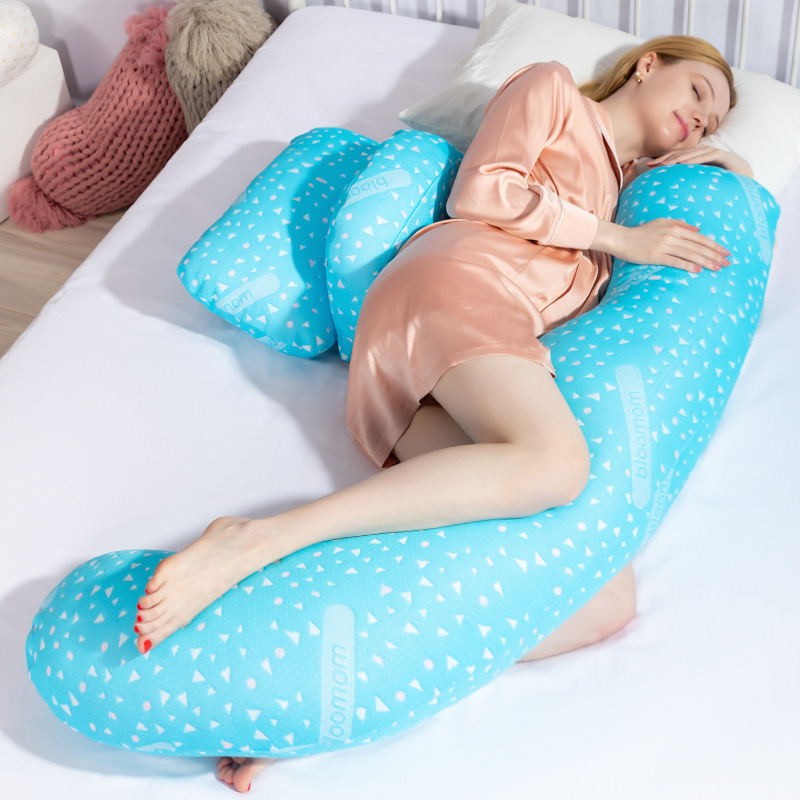 Cross-In H Pillow Pregnancy Pillow Waist Support Side Sleeping Pillow Sleeping Artifact Abdominal Support Dual-Purpose Multi-Functional Special U-Shaped Pregnancy Pillow