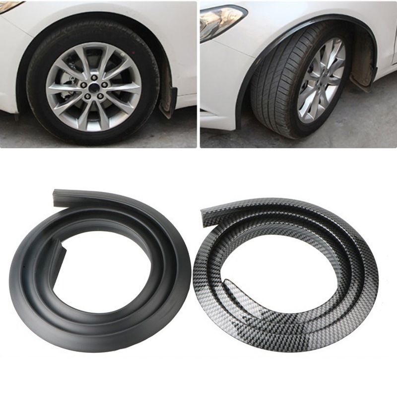 Универсальный треугольный резиновый обвес для колес/чёрная декоративная полоска для колес/резиновая защита от грязи и царапин для 3 углов