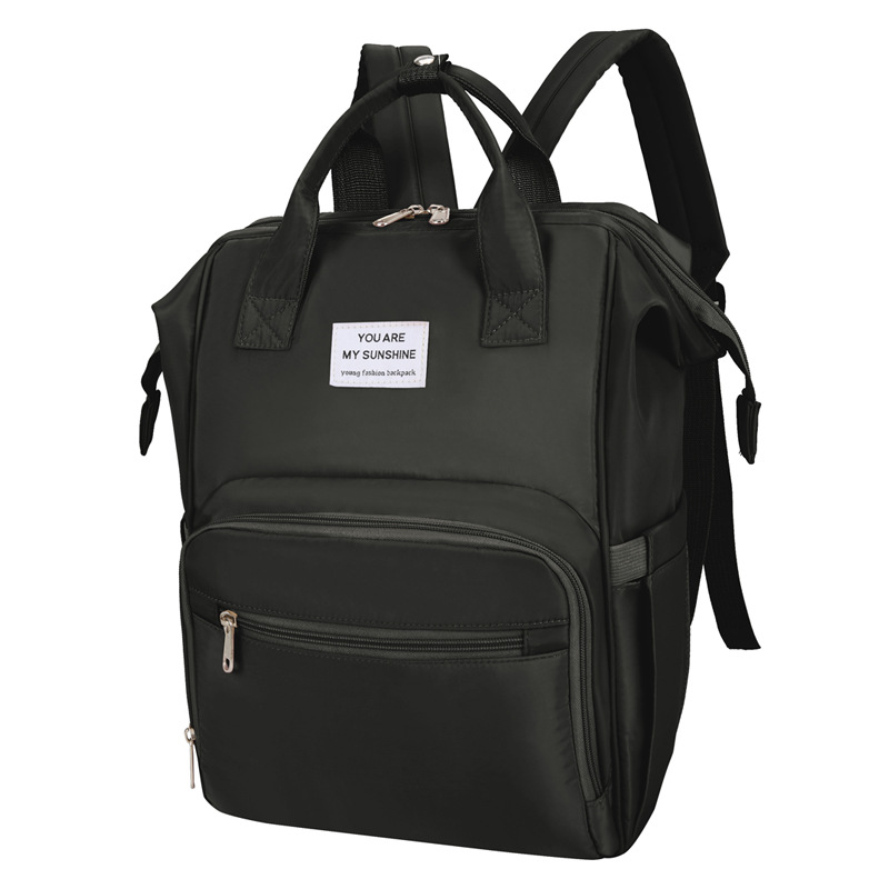 Factory wholesale Mummy bag large capacity multi-function shoulder baby bag waterproof maternity bottle diaper backpack custom