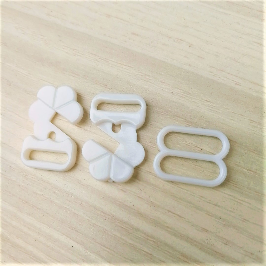 Bow extension with plastic buckle JK uniform collar tie buckle bra shoulder strap adjustment buckle accessories