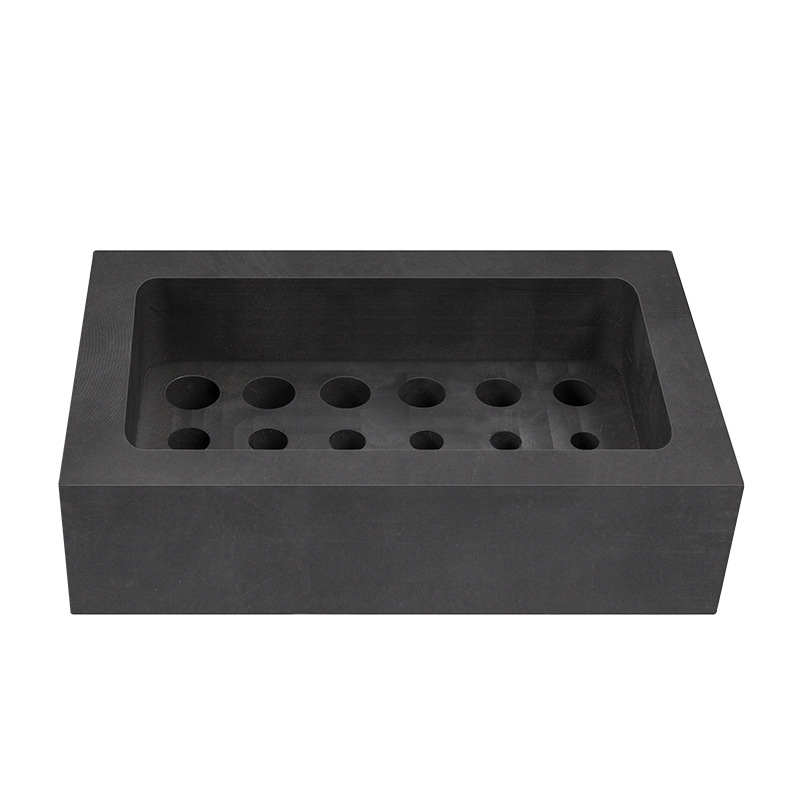 Yihui graphite oil tank ingot tank high purity graphite tank melting ingot graphite crucible gold bar mold wholesale