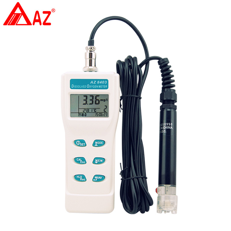Taiwan Hengxin AZ8403 portable dissolved oxygen meter aquaculture dissolved oxygen test water oxygen content detection