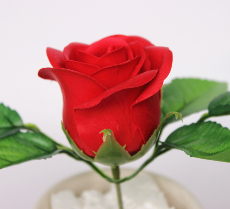 K-Style of 3 Curled Rose Soap Flower Soap Flower Valentine's Day Christmas Handmade Soap Flower Shop Bouquet Material Wholesale