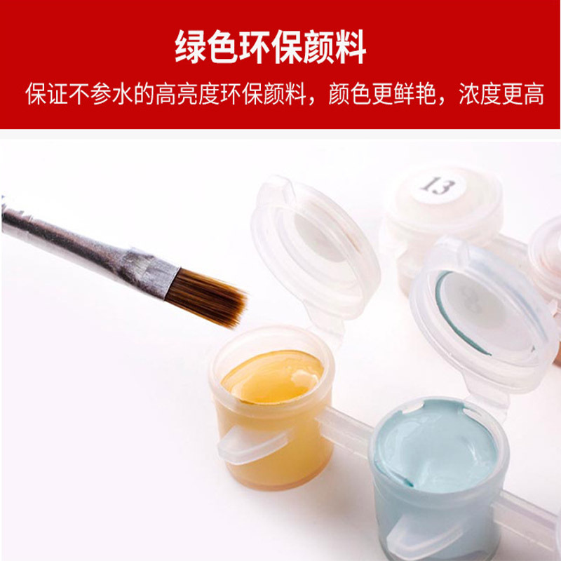 Frameless DIY Digital Oil Painting Large Living Room Bedroom Dining Room Animal Coloring Decorative Hanging Painting Pure Hand-Painted Oil Painting