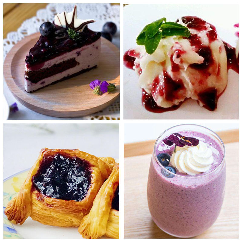 Ligao xinxianni blueberry fruit stuffing 3kg baking jam containing 50% fresh fruit meat bread cake mousse sandwich decoration