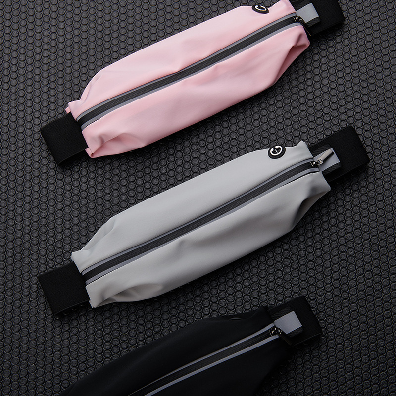 Running phone bag men's and women's multi-functional outdoor equipment Sports waist bag waterproof invisible ultra-thin mini belt bag