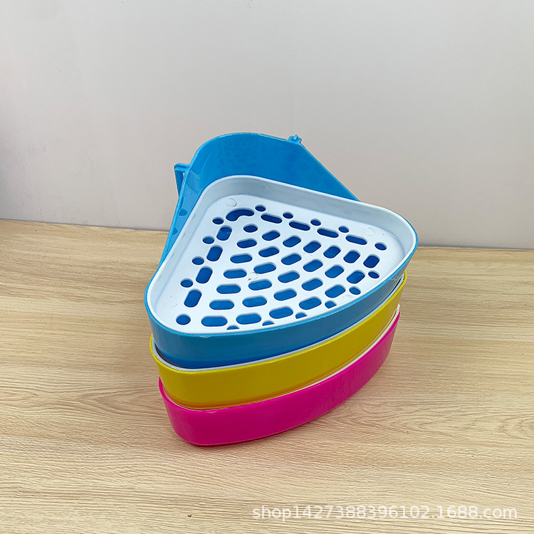 Треугольный туалет для кроликов Тоторо для морских свинок маленький размер треугольный туалет многоцветный опционально средства для чистки домашних животных