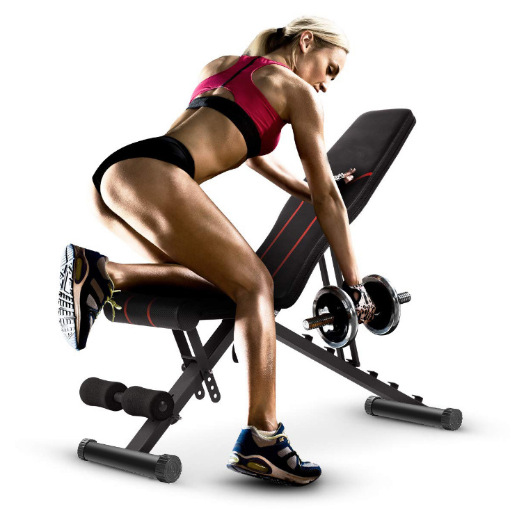 Factory Dumbbell Stool Foldable Sit-Up Board Fitness Equipment Home Multifunctional Fitness Chair Bird Bench Stool