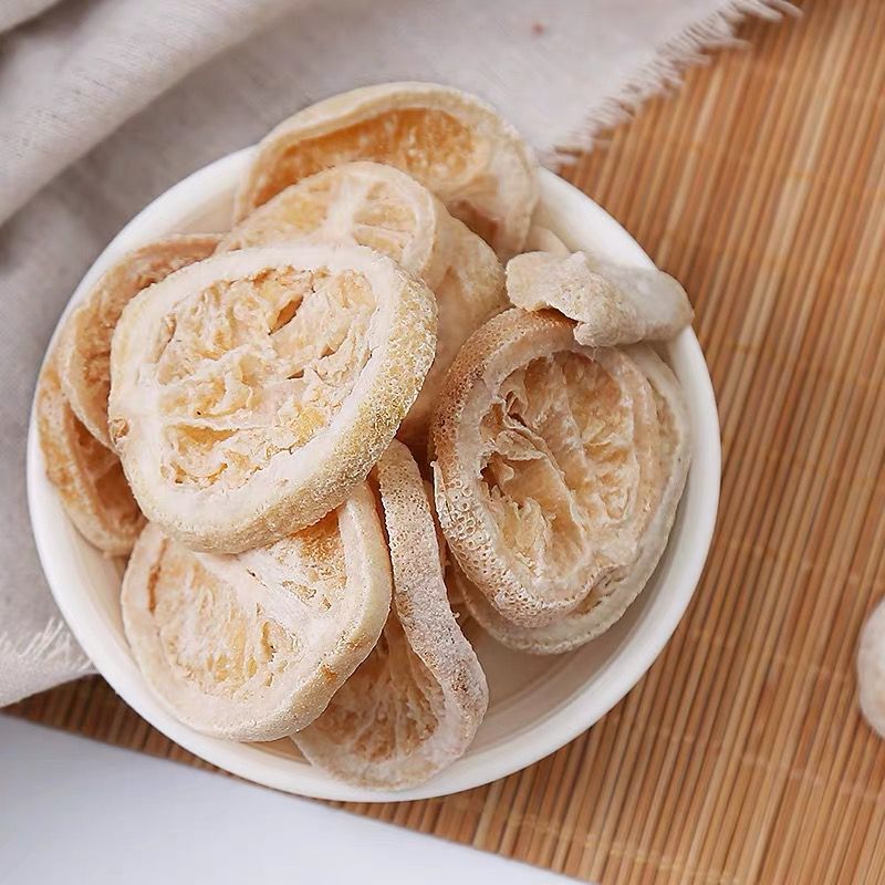 Nine-made salty lemon slices sour and salty lemon dried pickled water Tea salted lemon dried slices snack