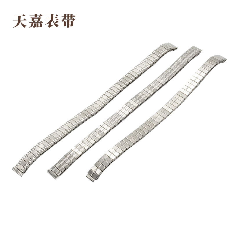 Wholesale watch accessories stainless steel elastic strap for men and women multi-purpose tension elastic strap spring retractable strap
