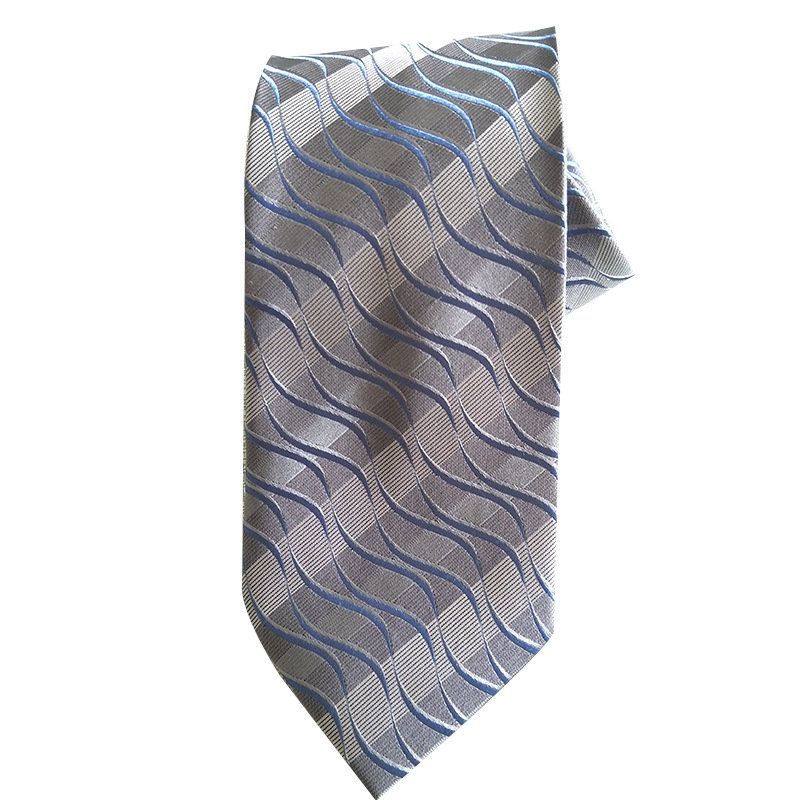 Men's Tie Silk Yarn-dyed Tie Men's Business Tie Support Wholesale Customizable Ready Stock Supply