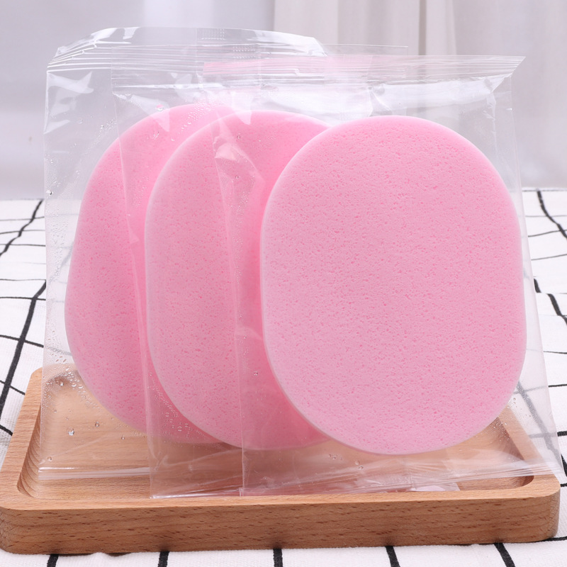 Facial Cleansing puff natural sponge facial cleansing puff seaweed sponge Yiwu beauty products factory powder puff wholesale