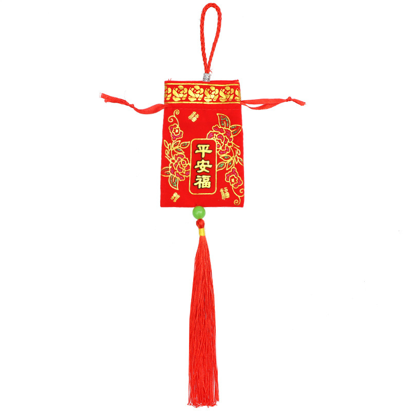 Factory direct wholesale sachet sachet empty bag high-grade antique palace purse Chinese knot blessing pendant car interior