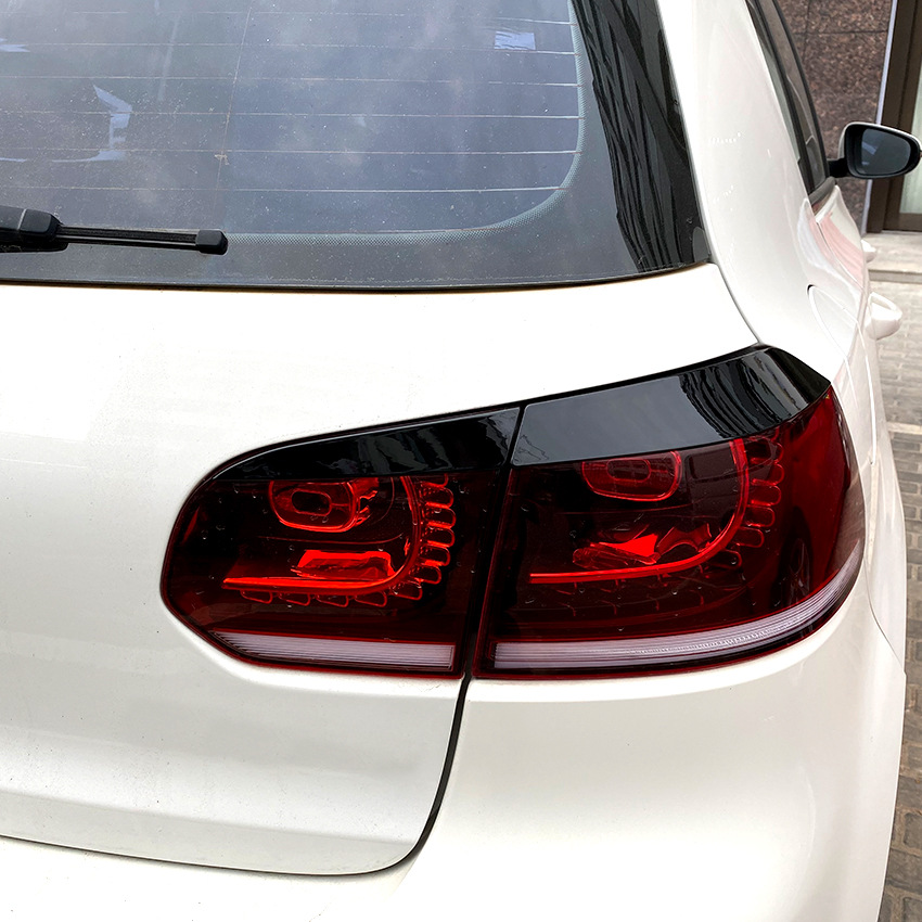 Suitable for Volkswagen Golf 6 Golf 6 Height 6 Ordinary Edition Gti R Rear Headlight Eyebrow Car Sticker Exterior Modification