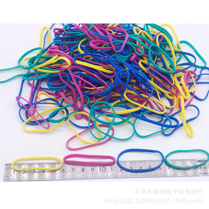 Mixed Colorful Rubber Ring, Environmentally Friendly Colorfulful Cowhide Band, High Elastic Rubber Band, Cowhide Band, Elastic Band, Beef Tendon Quality Model