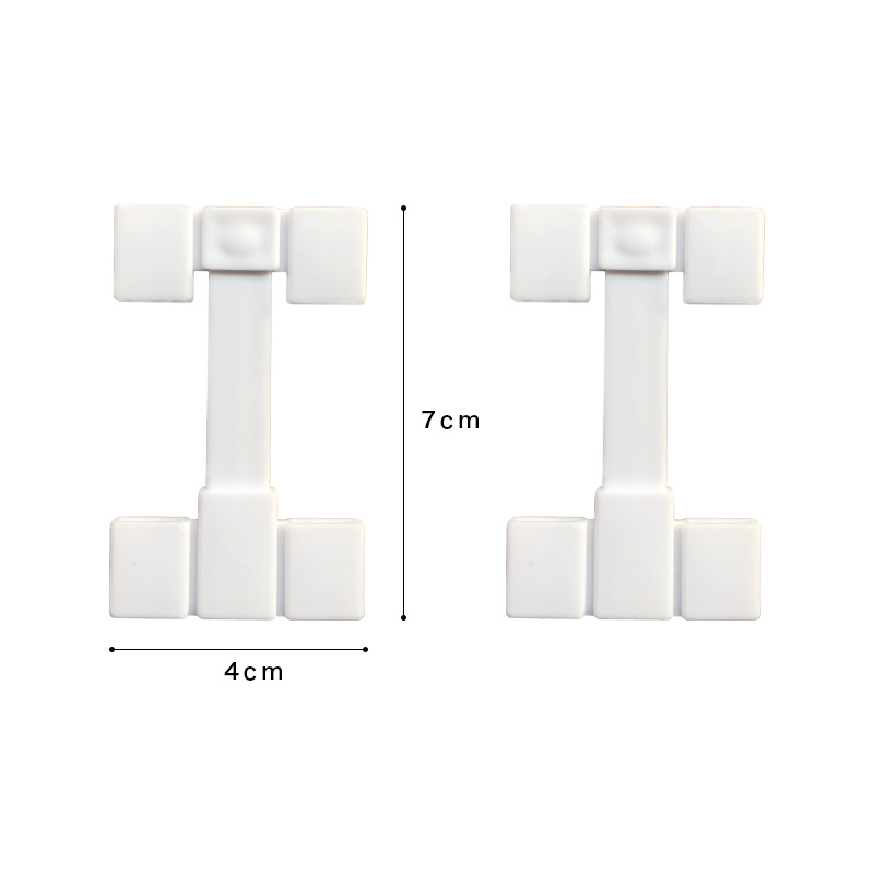 Drawer partition accessories extension buckle fixed buckle side fixed buckle suitable for 32 and 45cm length partition plate