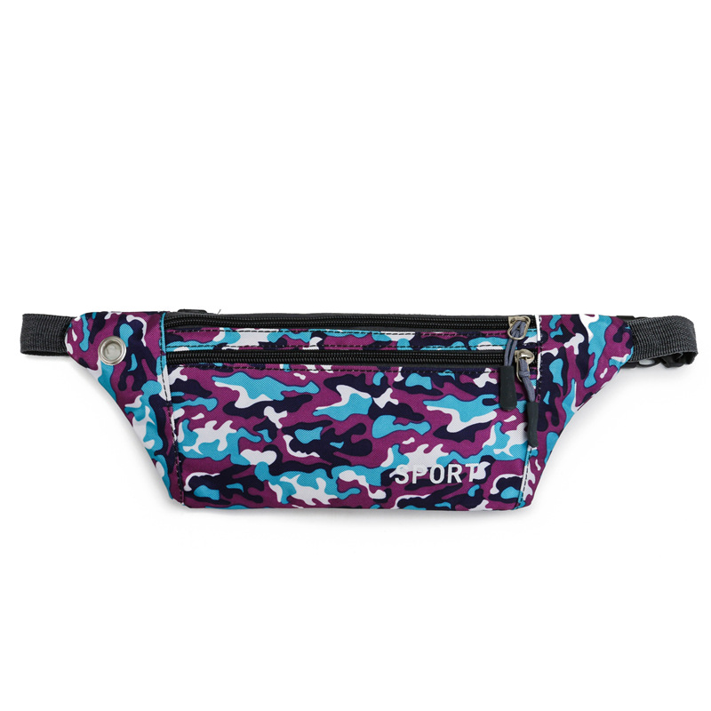 Factory Hot Sale Sports waist bag single shoulder crossbody fitness business wallet waterproof outdoor sports bag close-fitting waist bag