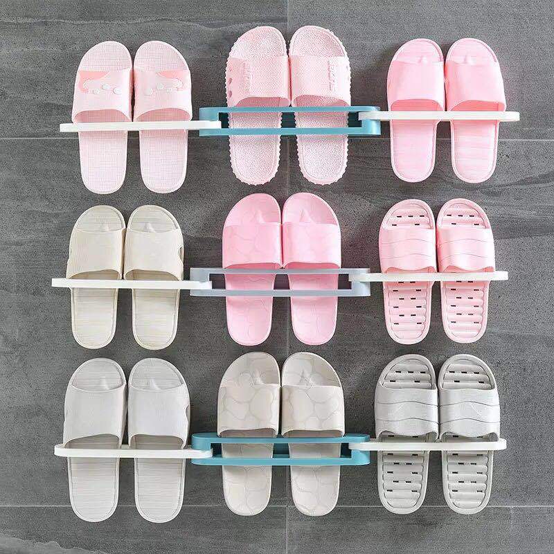 Factory Direct Three-in 90% Off Stack Shoe Rack Simple Shoe Rack Bathroom Slipper Rack Wall Hanging Slipper Rack Shoe Rack