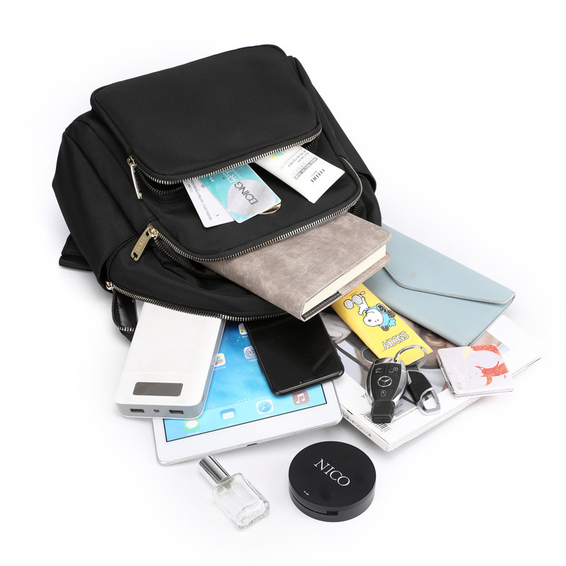 Baigou Chibao New Backpack Trendy Women's Backpack Computer Bag Large Capacity College Style Schoolbag Travel Backpack