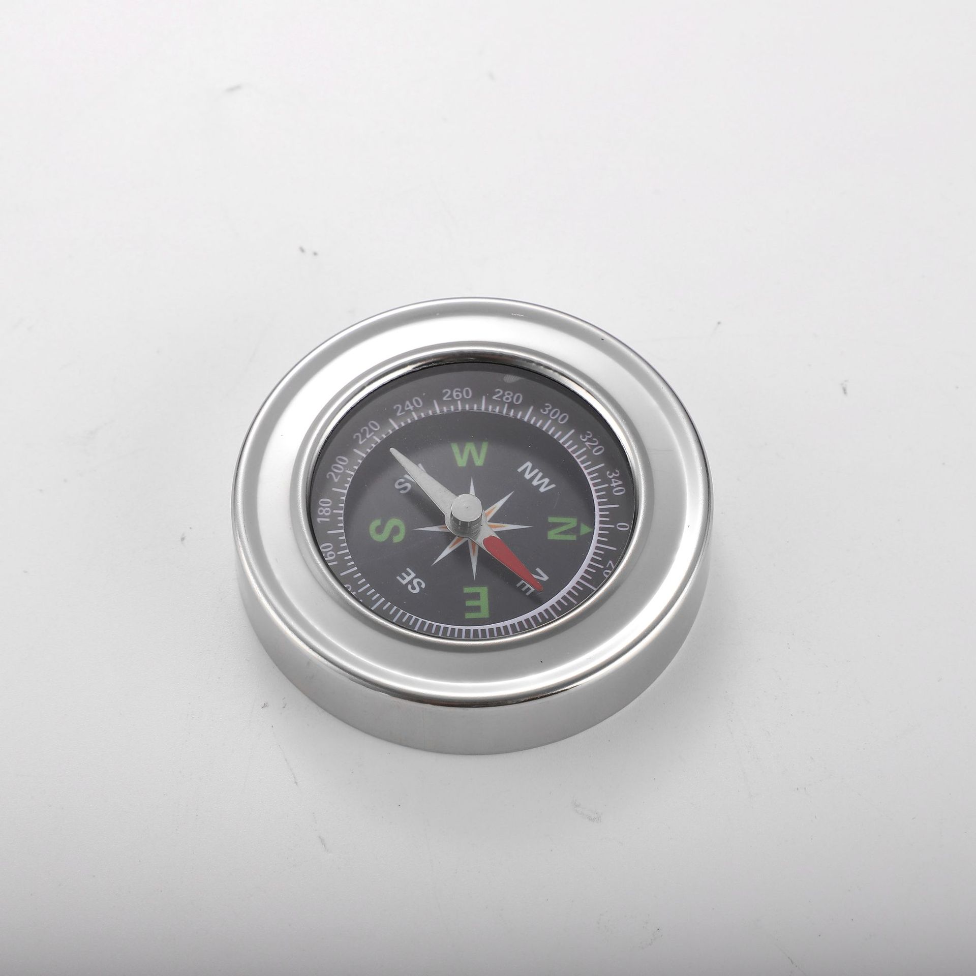 Compass manufacturers directly supply outdoor mountaineering compass Chinese and English panel stainless steel compass wholesale