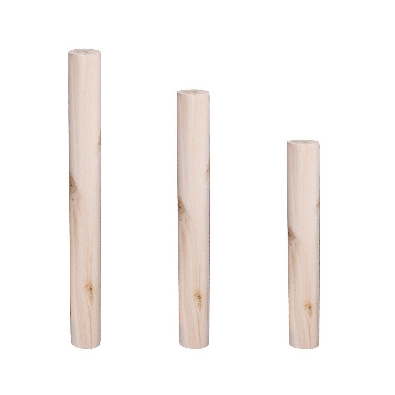 Beech printed wooden embossed rolling pin double-headed large small dumpling wrapper wax-free lacquer-free Rolling pin manufacturers