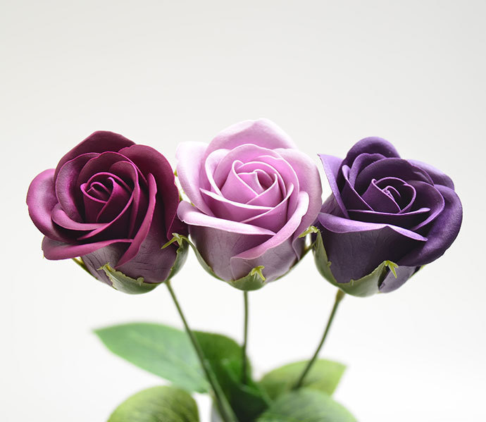 Мыло в форме цветка розы K-Style из 3 завитков, ручная работа, материал для букета, оптовая продажа, ко Дню Святого Валентина и Рождеству