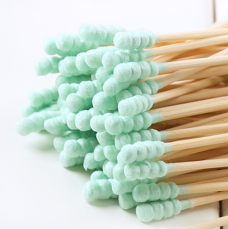 600 Pack double head color cotton swab cotton swab disposable ear cotton swab 6 Pack a generation of postage
