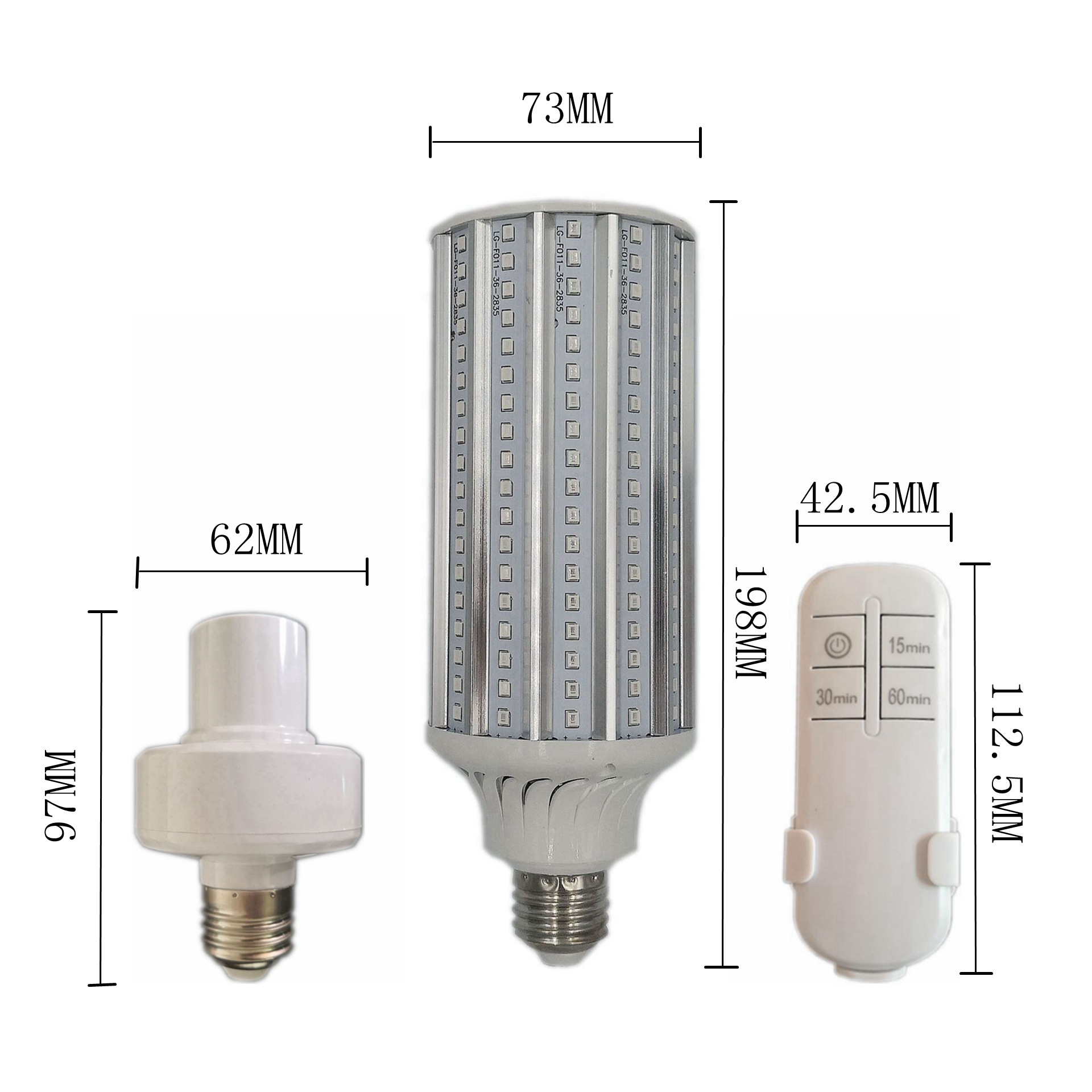 LED кукурузная лампа 15W 20W 30W для дома и офиса