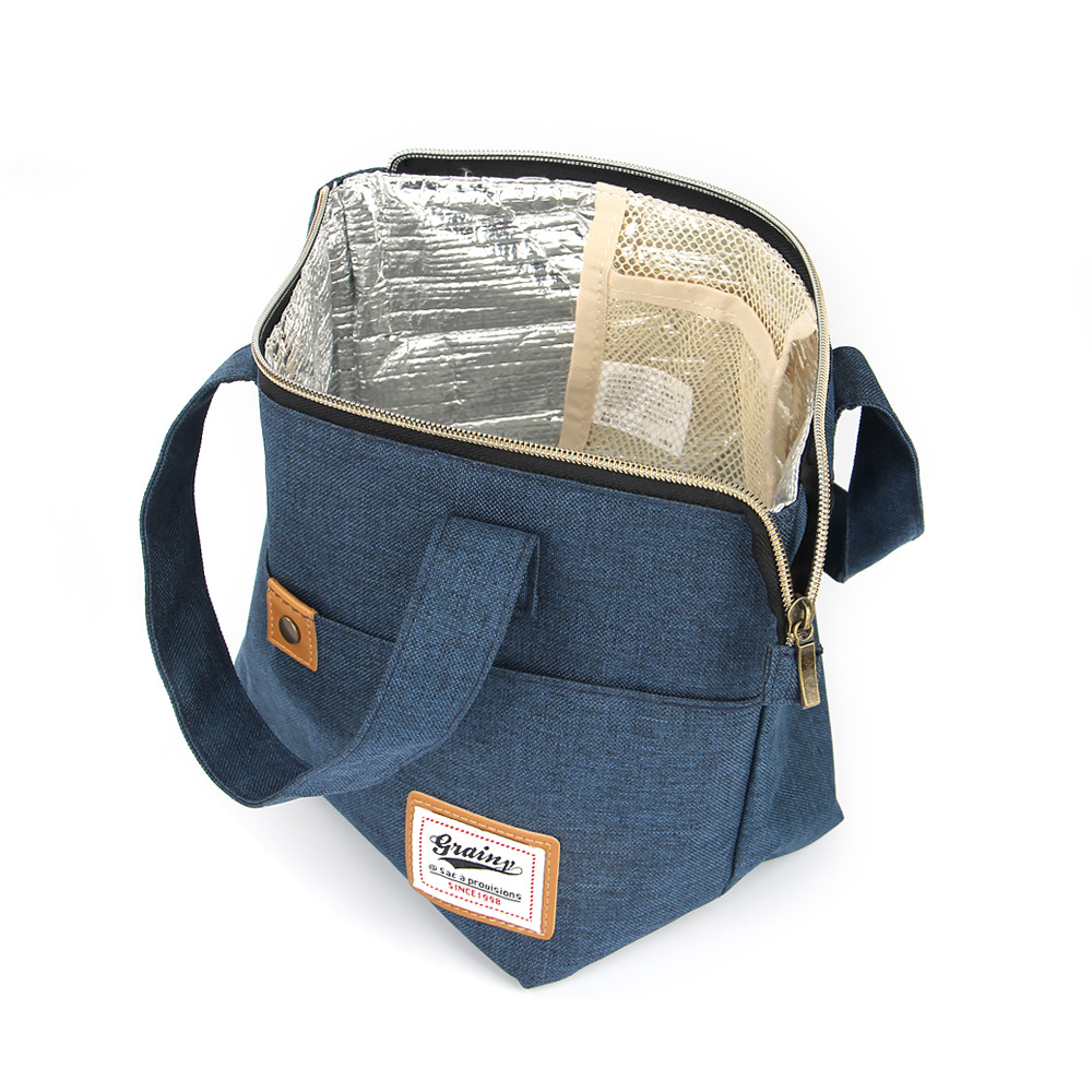 Водонепроницаемая сумка для переноски, изоляционная сумка из оксфордской ткани, алюминиевая фольга, сумка для ланч-бокса, утолщенная сумка для ланча оптом