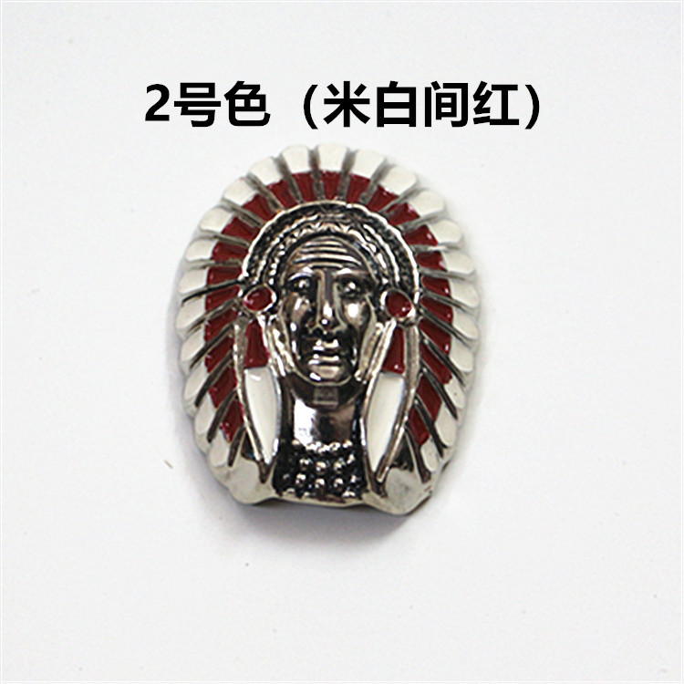 Indian Cloth Buckle Handmade DIY Vintage Leather Decorative Buckle Embossed Alloy Wallet Buckle Factory Outlet