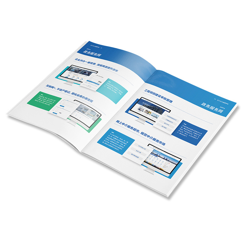 Product instruction manual printing booklet do three folding printed leaflet color page brochure book album