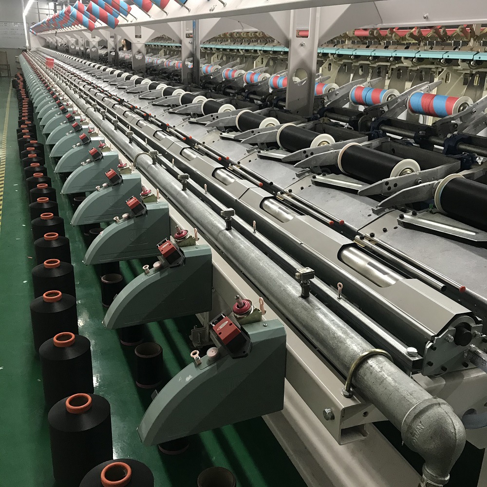 Polyester DTY50D + 20D conductive carbon fiber dust-free anti-static work clothes special conductive yarn