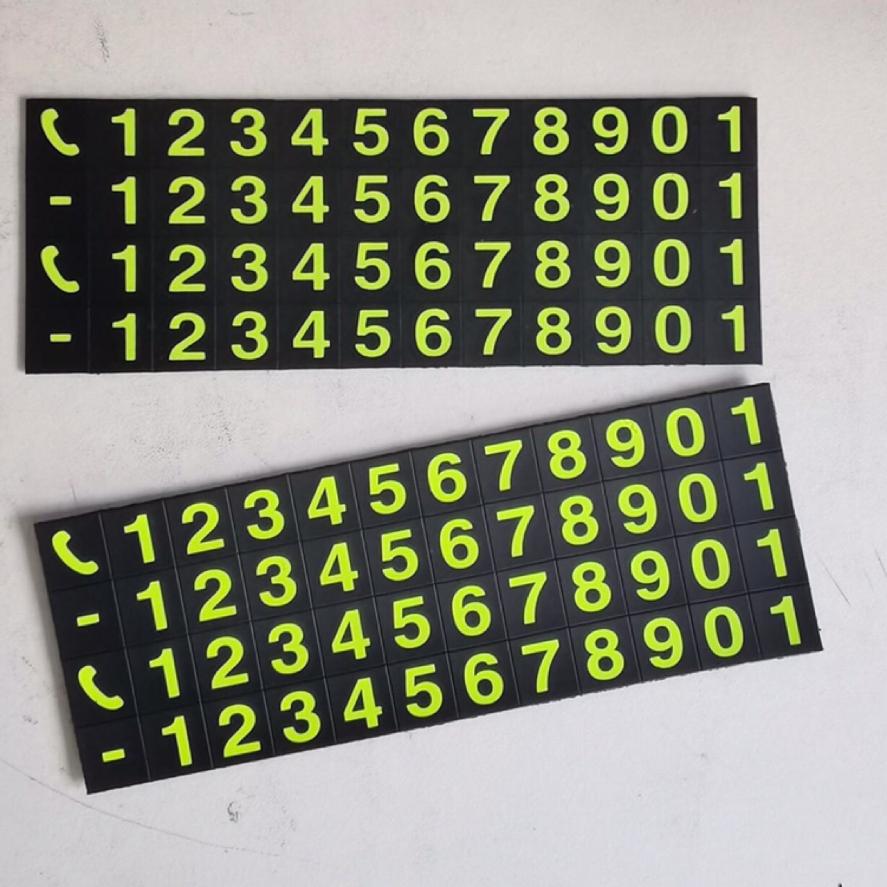 Прямые продажи фабрики, светящаяся резиновая ферромагнитная цифровая временная парковочная табличка