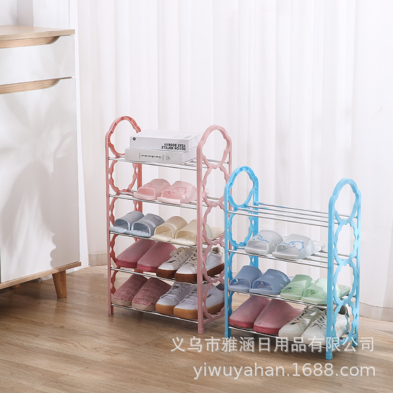 Southeast Asia hot sale multi-layer assembled shoe rack shoe cabinet student dormitory simple multi-layer steel tube shoe rack shoe cabinet storage rack