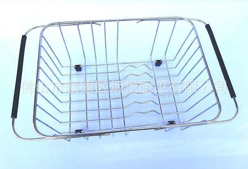 Сушилка для раковины из нержавеющей стали, телескопическая, для овощей и фильтрации в бассейне