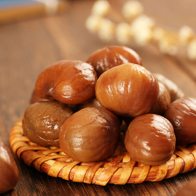 Hebei Chestnut 100g Sweet Chestnut Kernel Hebei Specialty Snack Food Nut Cooked Chestnut Kernel Manufacturer Sample
