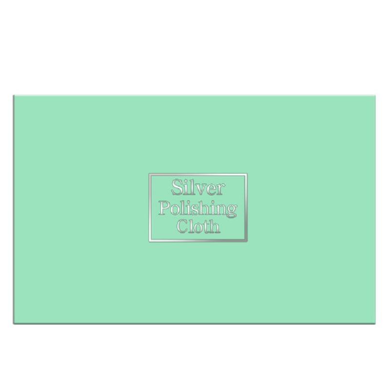 Factory wholesale 7 * 10cm TIF packaging silver cleaning cloth pure cotton soft color random delivery nationwide free shipping