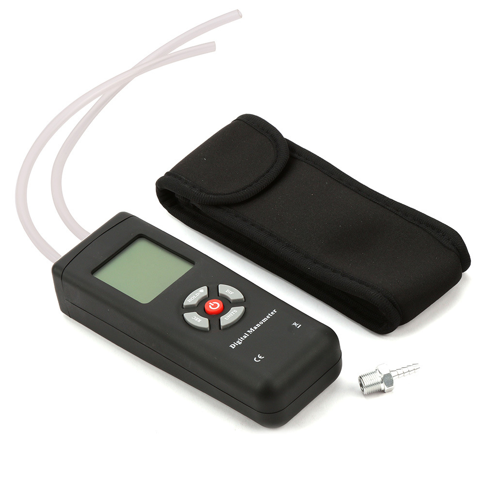 Цифровой микро дифференциальный манометр, портативный U-образный манометр, тестер давления