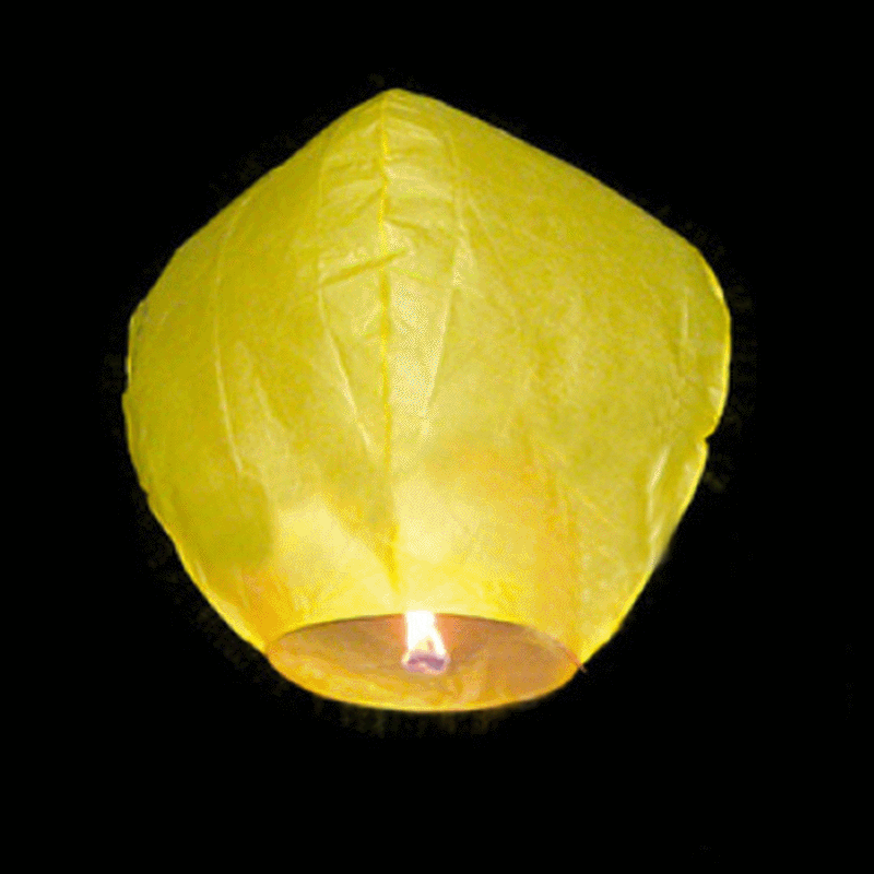 Kongming lantern lotus lamp Valentine's Day creative birthday blessing sky lamp heart-shaped wishing lamp night flying wish