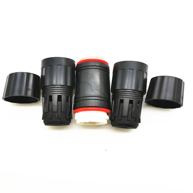 Waterproof and dustproof RJ45 network cable connector connector connector outdoor network straight-through head dual-head network cable extender