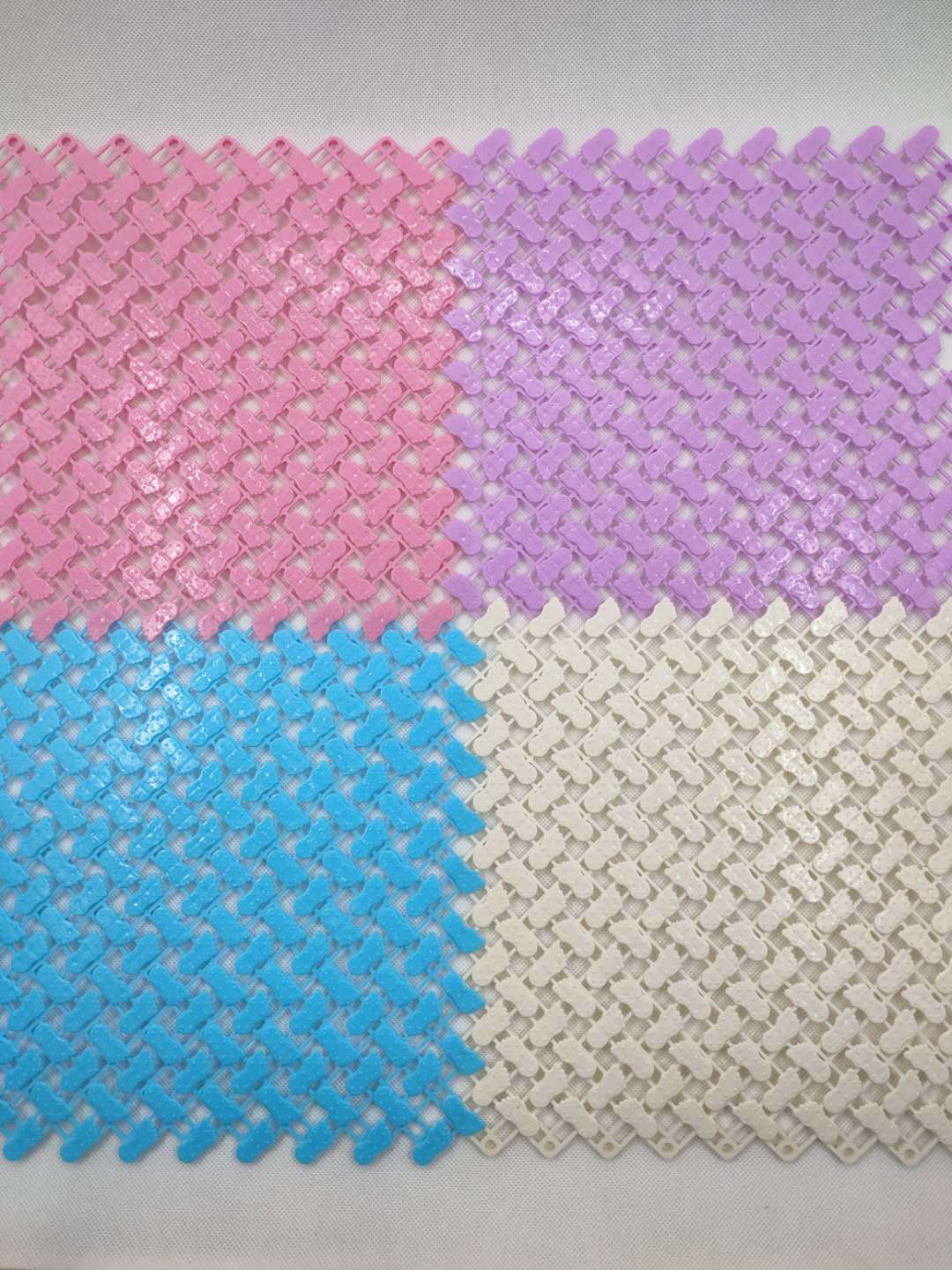 Free splicing fashion big feet bathroom anti-slip Mat toilet waterproof mat shower room anti-slip splicing mat