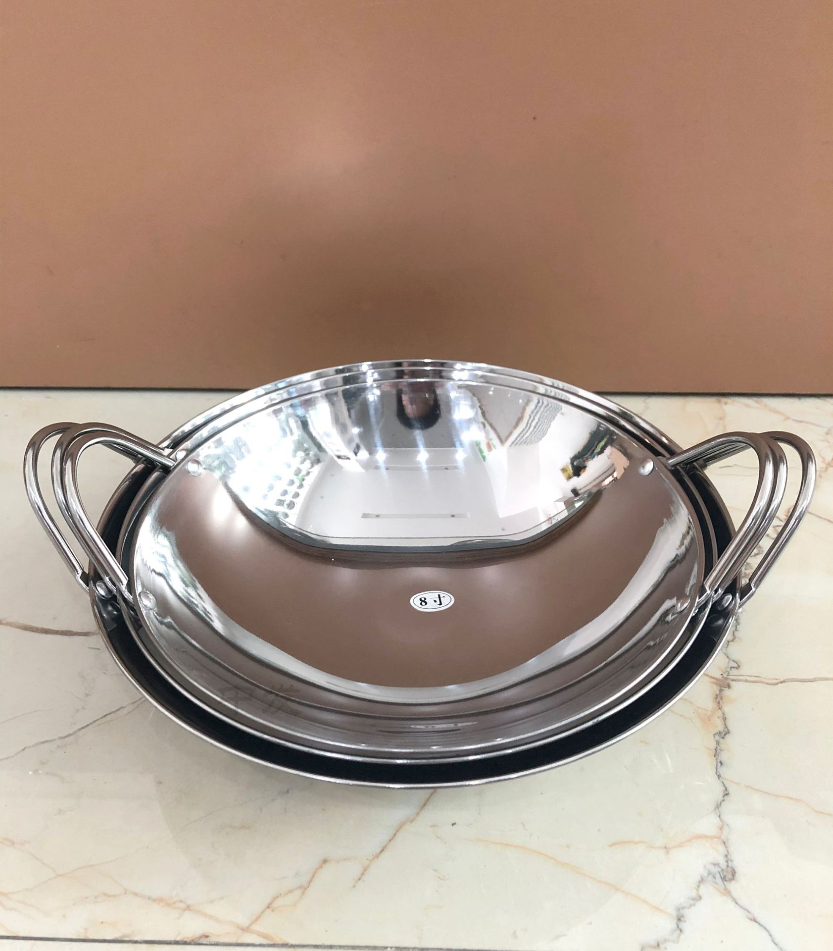 Нержавеющая сталь, штатив с двойными ушками, утолщенный, противоразливной сухой горшок, двойной горячий горшок, гостиничный ресторан, спиртовая плитка, маленький горячий горшок