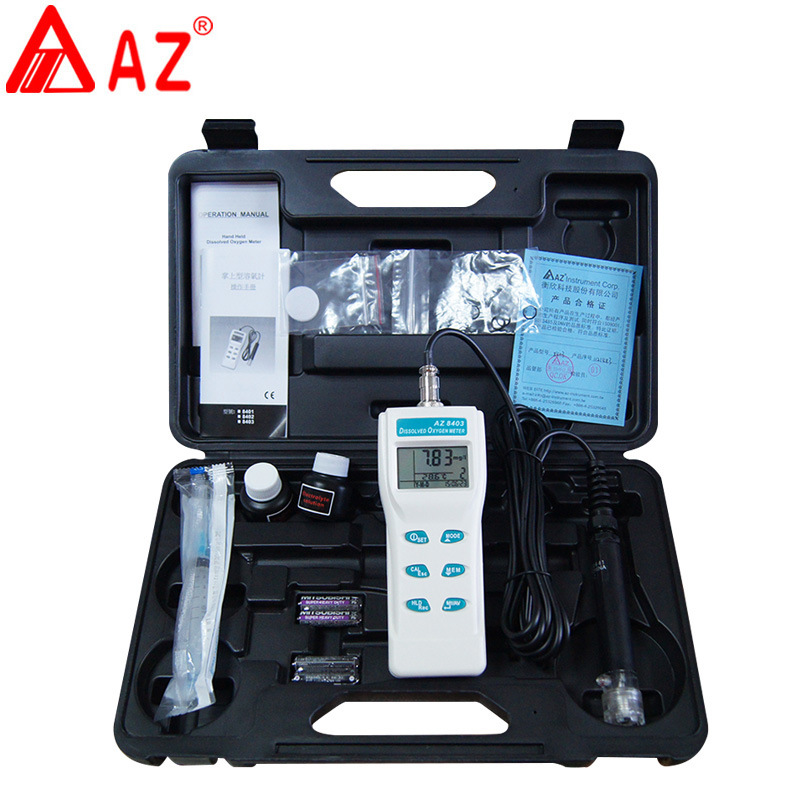 Taiwan Hengxin AZ8403 portable dissolved oxygen meter aquaculture dissolved oxygen test water oxygen content detection