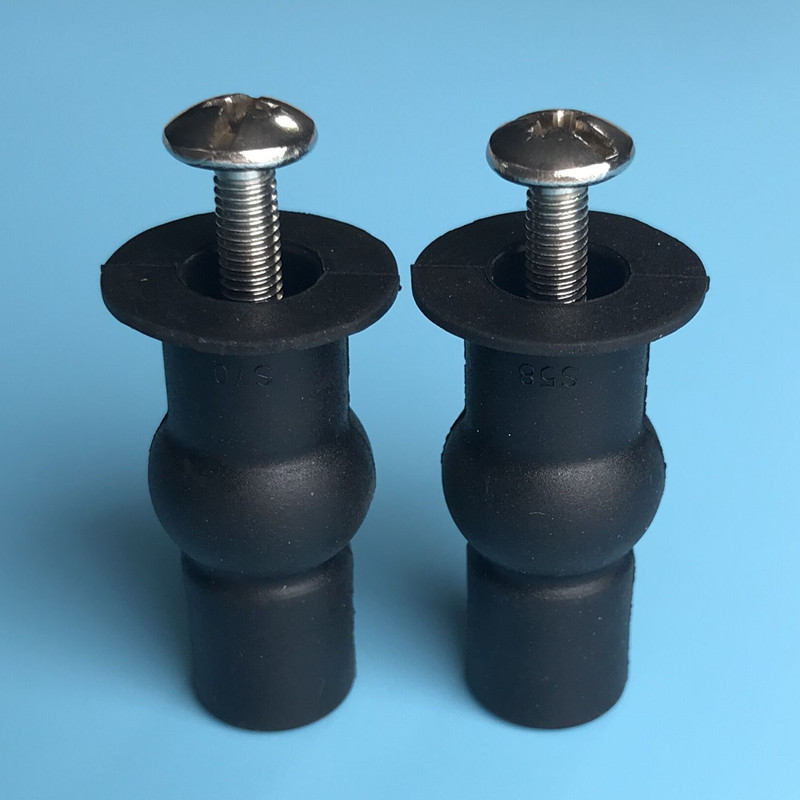 Universal Rubber Toilet Cover Accessories Stainless Steel Toilet Cover Mounting Screws Smart Top Expansion Bolts