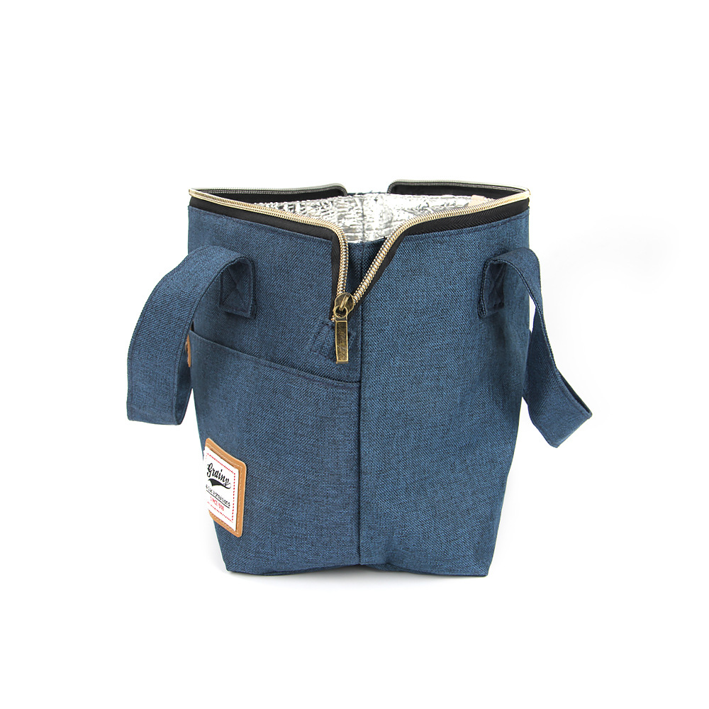 Waterproof hand-carrying insulation bag Oxford cloth aluminum foil lunch box bag thickened lunch bag ice bag wholesale