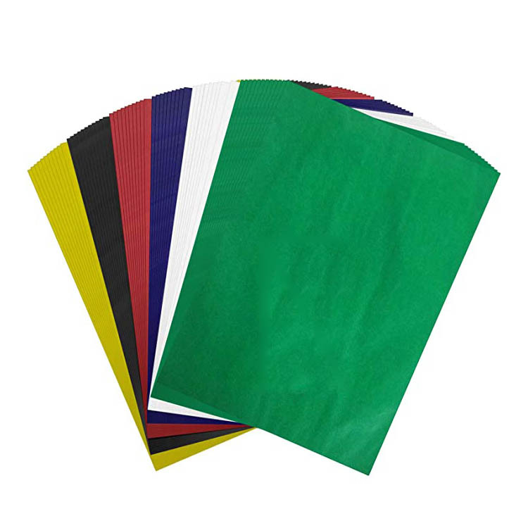 Factory direct supply color tracing graphite carbon paper a4 single-sided white carbon paper with clear handwriting cloth, etc.